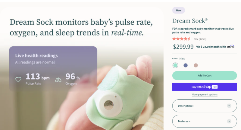 美国母婴市场新黑马:Owlet智能监测袜如何靠FDA认证年入5.5亿?-教程导航