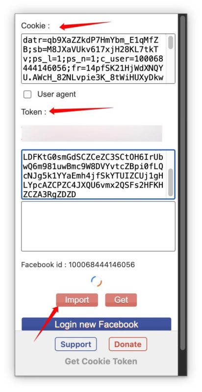 Facebook 通过字符串cookie + token的电脑浏览器登录教程-教程导航